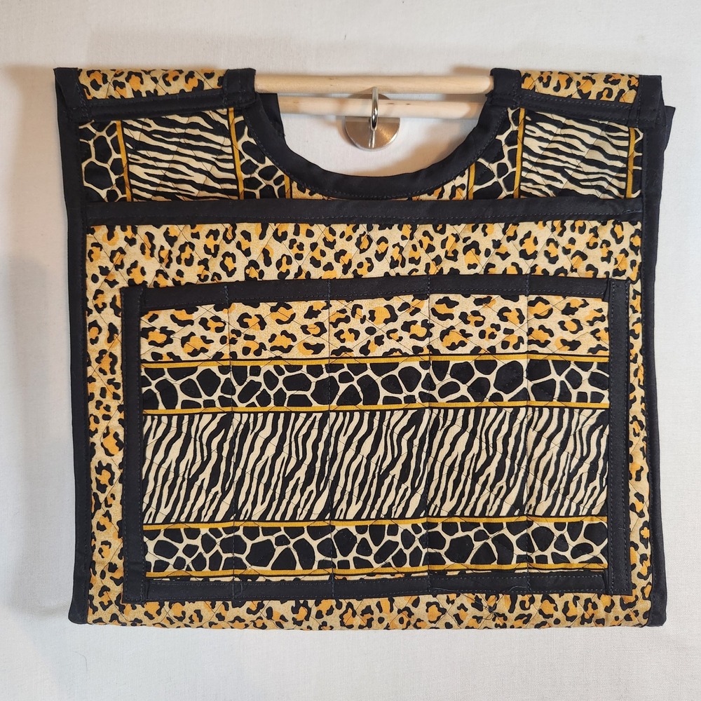 Handmade Quilted Animal Print t casserole carrier, gift for who has everything